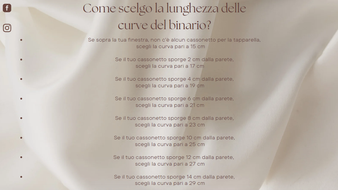 Binario doppio a due vie con mantovana per tende morbide a soffitto Rilox - Bianco